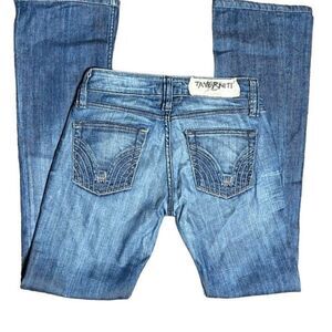 Taverniti So Jeans Manon Low Rise Flare Leg Size 25